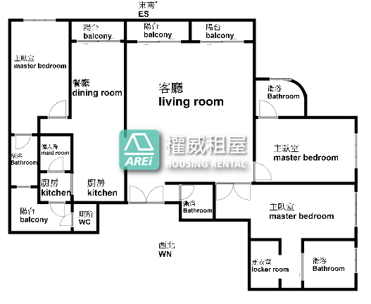 愛河凱悅總統精裝百坪3大主臥雙平車