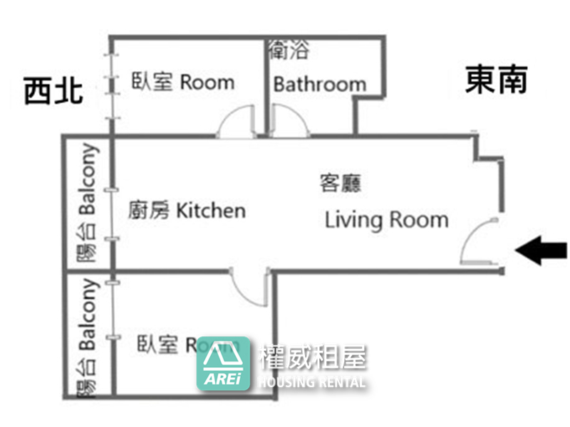 近美國學校｜悅誠高樓景觀兩房平車