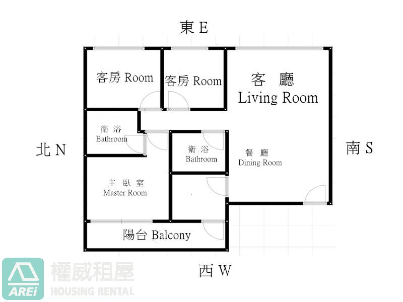 巨蛋凹子底博愛佳人溫馨質感三房平車