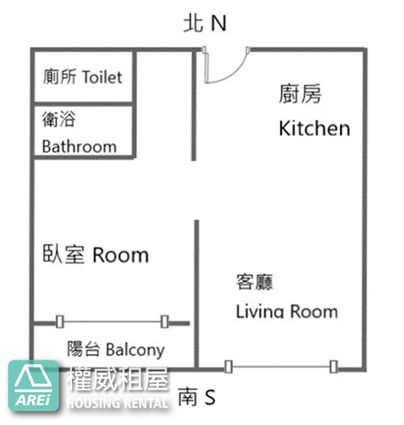 巨蛋MRT水丰尚時尚悠靜1大房