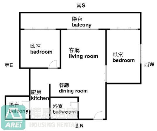 四季FORMOSA 寬敞明亮2大房