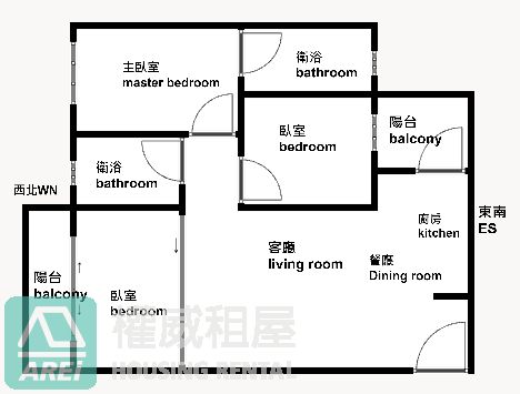 楠梓森河畔景觀精美3房平車