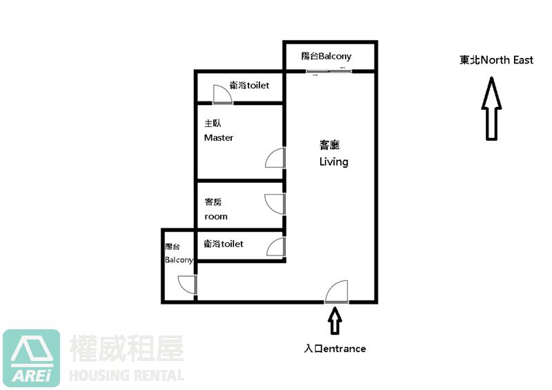 近高鐵i世界美景北歐大2+1房平車租補