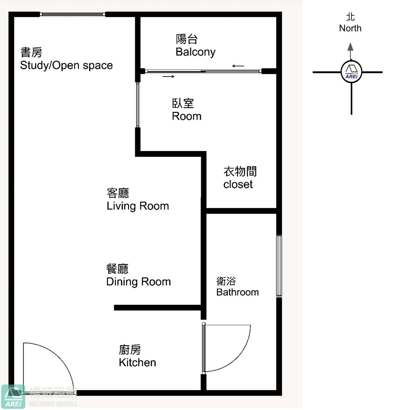 巨蛋MRT聯上F1精緻1+1房平車