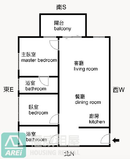 C10光榮碼頭LRT一方淨北歐風公園2房2衛