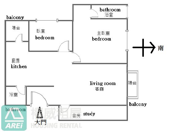 鳳凰灣清新舒適溫馨雅居2+1房平車