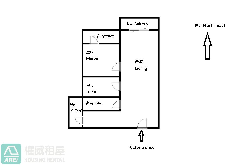 近美國學校ｉ世界全新北歐2+1房平車