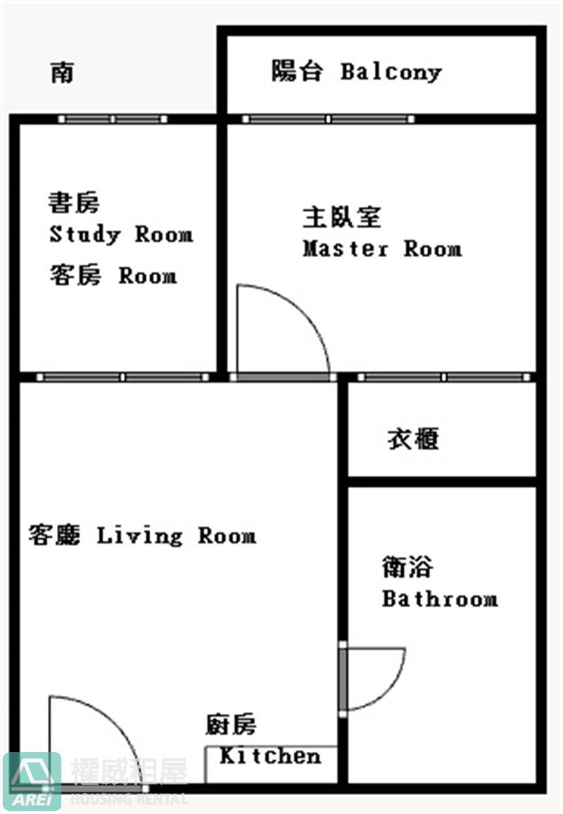 巨蛋MRT時尚F1居家1+1房