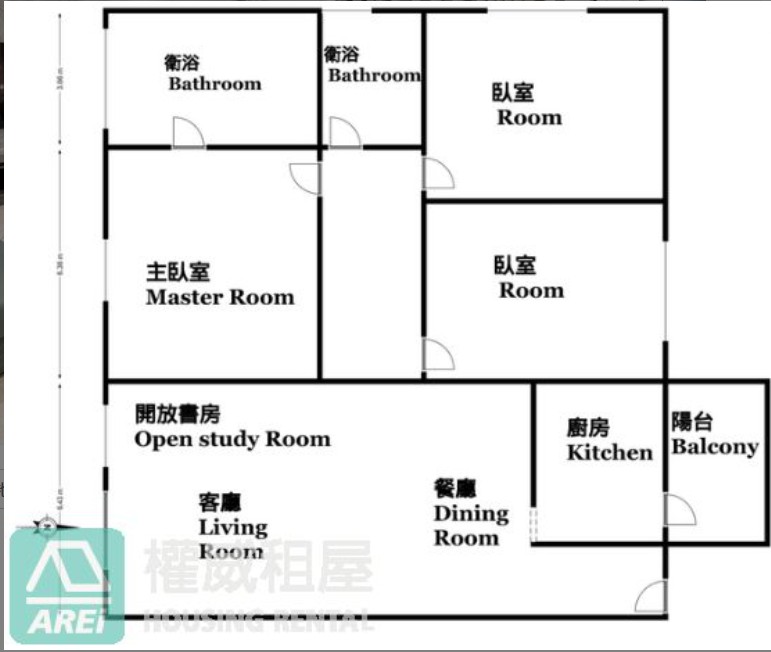 美術館特區京城美術皇居3+1房雙平車