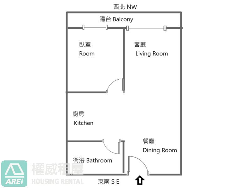 高醫商圈郡都當代清新1+1房