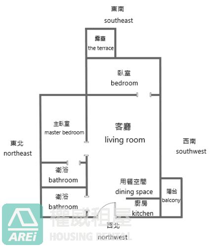 郡都當代精緻採光大露臺正兩房車位