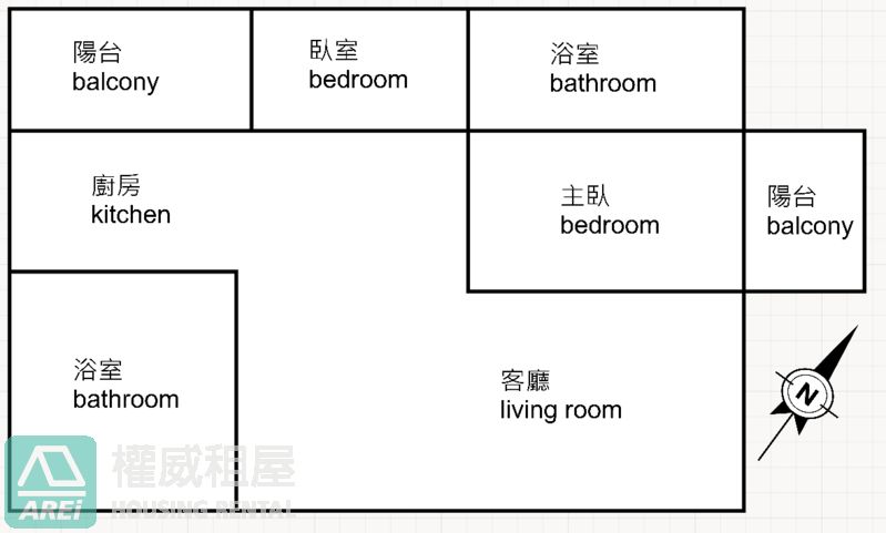 五塊厝站樓上 | 幸福O8兩房雙衛+浴缸