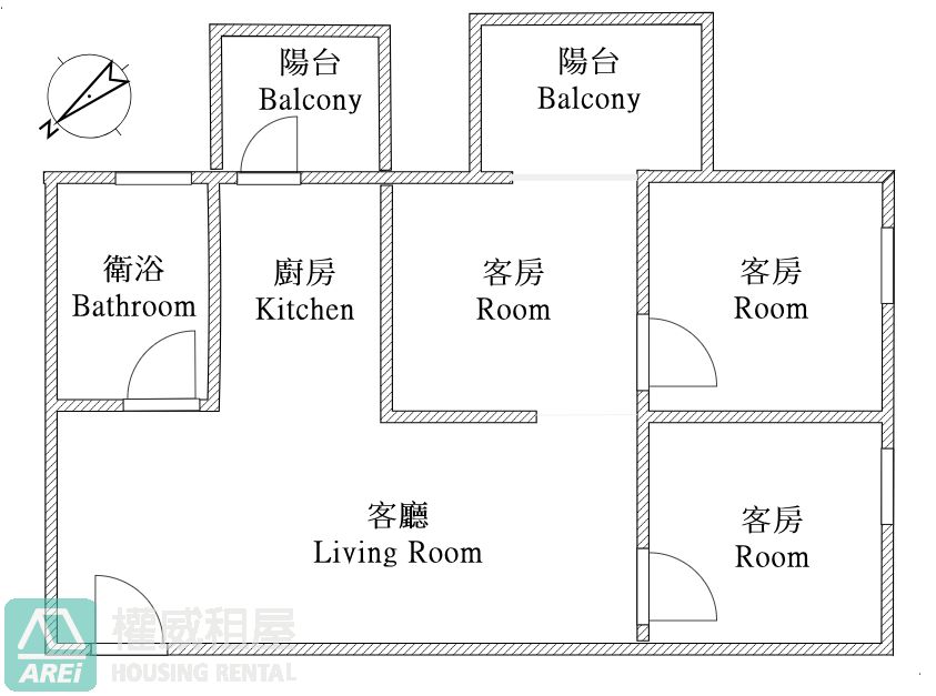 高醫商圈郡都當代 | 全新3房 | 陽光宅