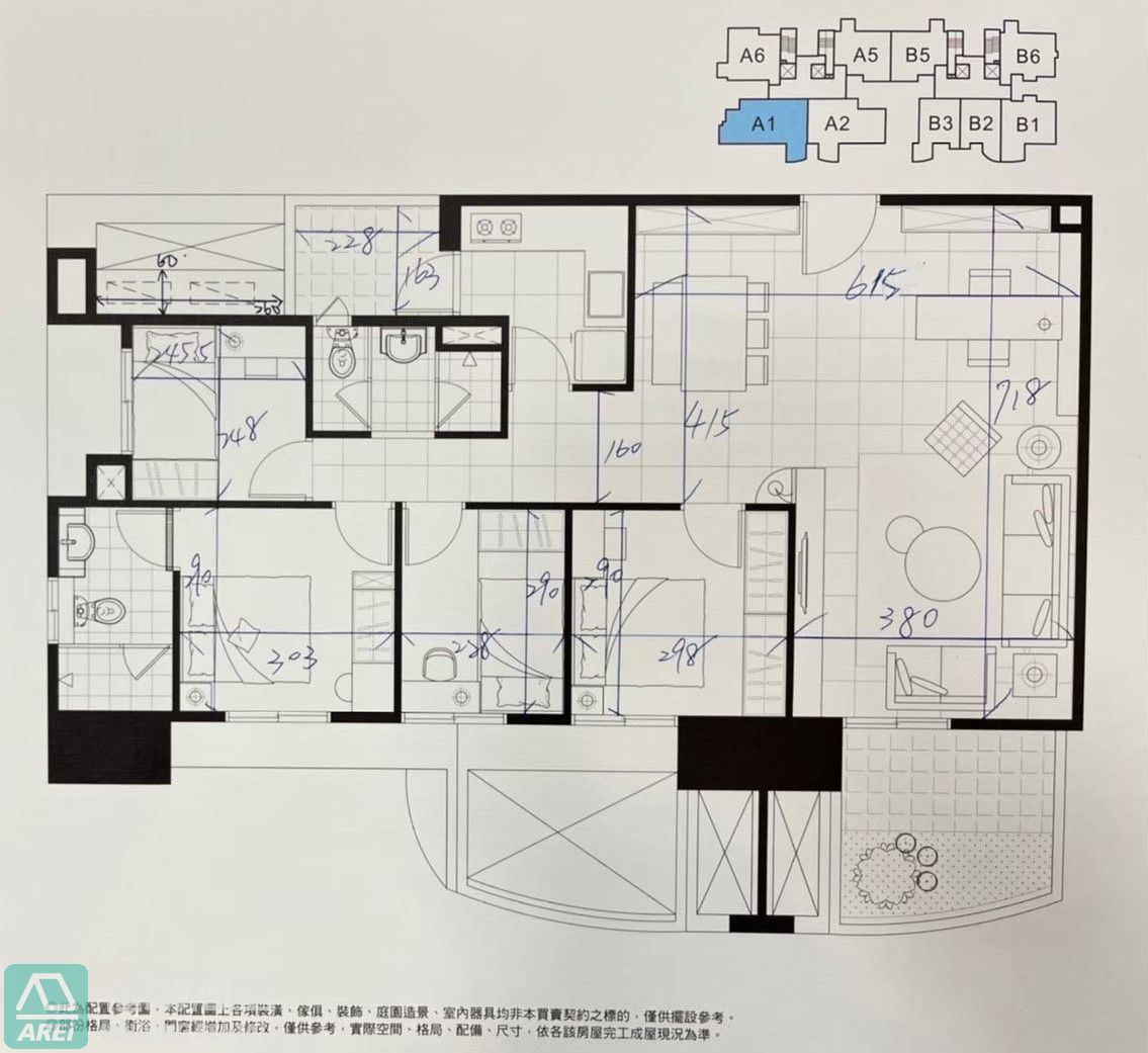 都會公園音樂河景觀4房空屋平車