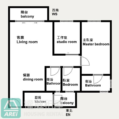 輕軌C1文化一品景觀精緻2+1房平車