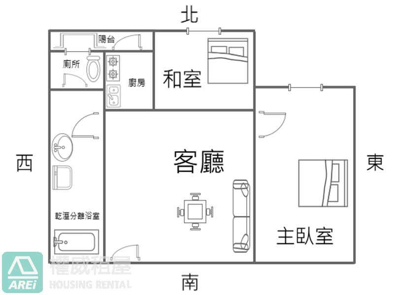 棋琴九重奏雙捷運景觀美2房+車位