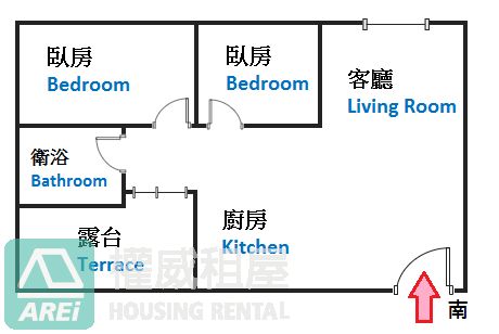 高鐵MRT巨蛋核心城Jessica2房露台平車