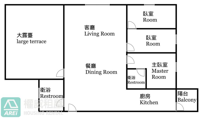 橋頭鑫市鎮景觀頂樓稀有超大露台3房平車