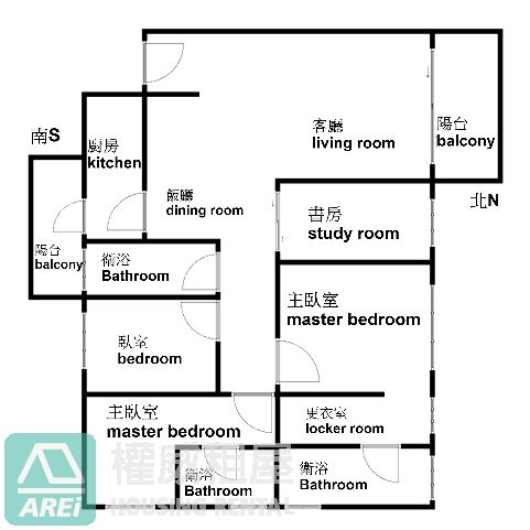 農16曼陀羅日式雙主臥3+1房平車