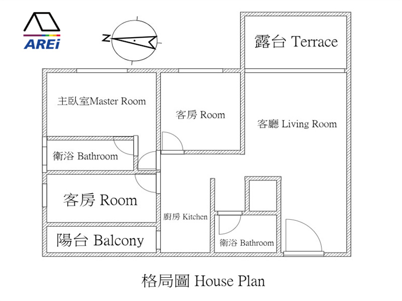 天鵝堡全新輕裝3房空屋平車可寵