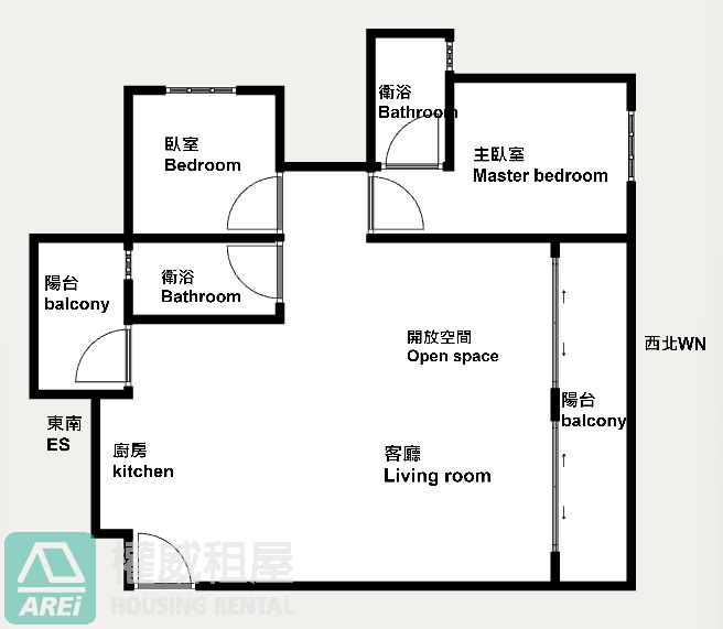 軍港美術海全新空屋2+1房平車