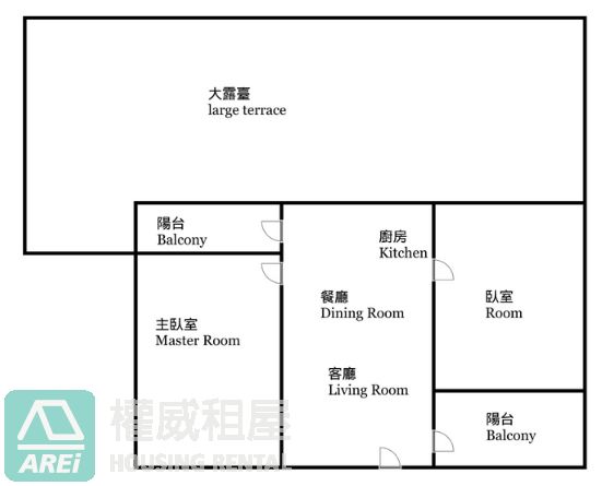 中都美樹大悅無敵大露臺空屋2房