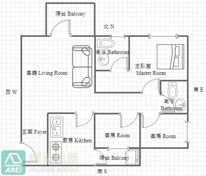 楠梓大學悅讀天悅三房車位|可租補寵物宅