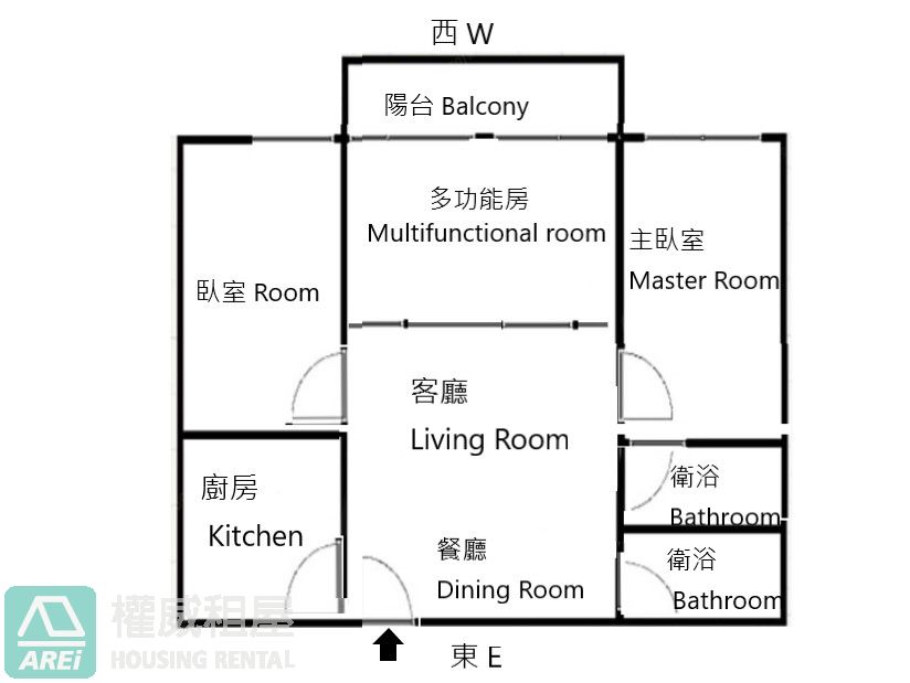 C21美術館美廳苑全新質感3房平車