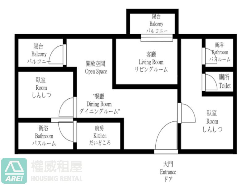 美術海 | 全新未住北歐風2+1房平車