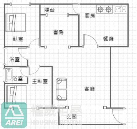 R14巨蛋商圈京城雅築溫馨3房