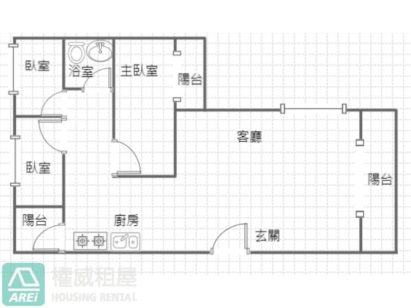 正義車站空屋明亮美3房可貓