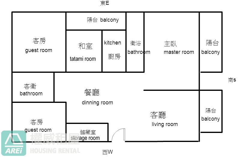 捷運/輕軌凹仔底森朵景觀明亮3+1房平車