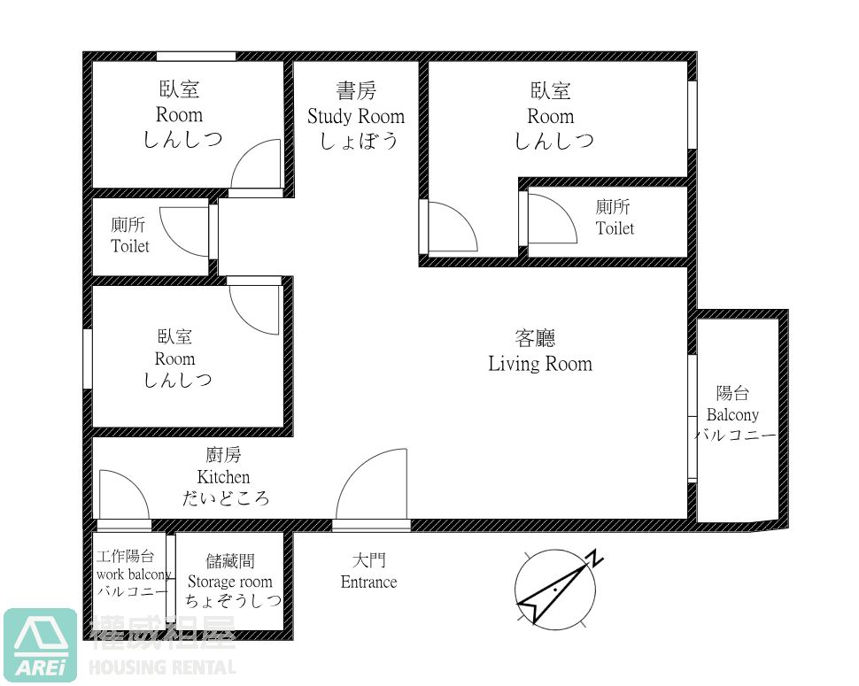 太子文化｜文化中心｜3+1房平車