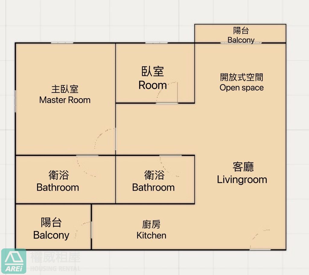 楠梓高大拓真全新2+1房可租補