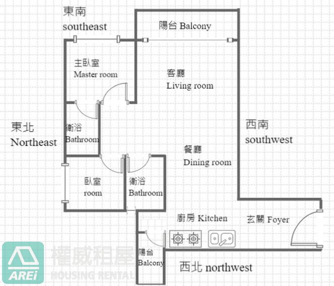 太普美術海|高樓層景觀|2+1房空屋平車