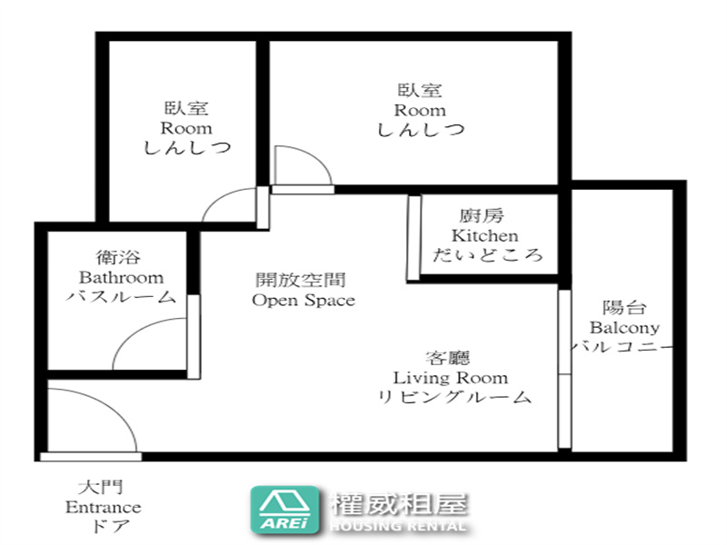 武廟苓雅香榭鄉村風2房可租補