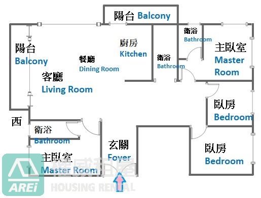 美術館特區美術之星雙主臥景觀四房平車