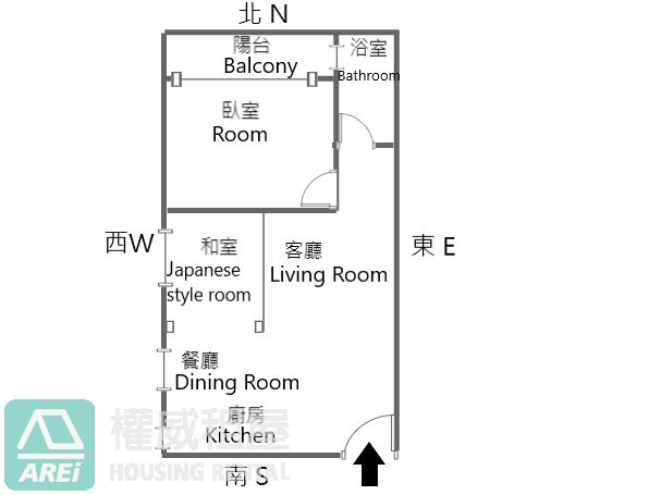 ART美術館車站愛上遇見2房