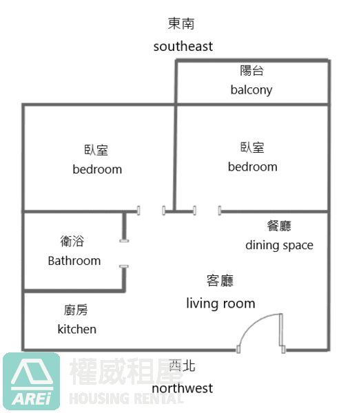 ihome收納精緻正2房(可養寵物)