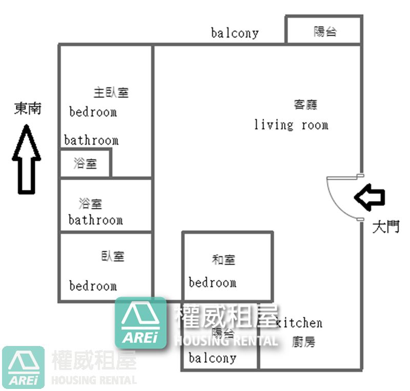 高鐵特區博愛滙高樓層明亮大三房平車