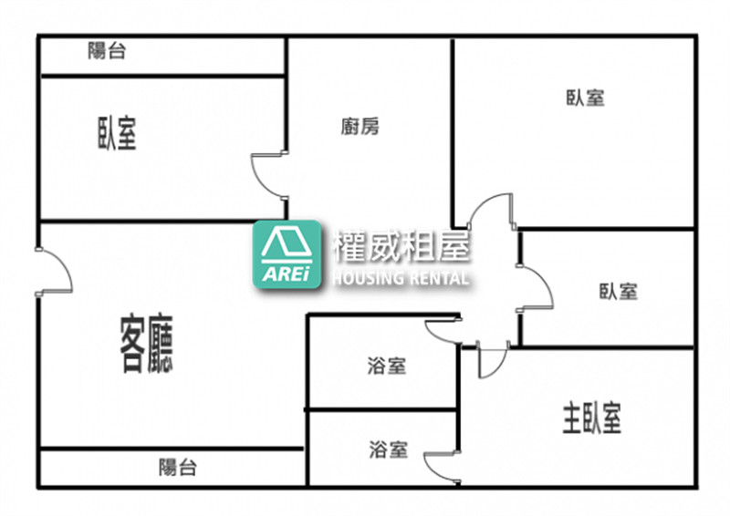 三多商圈｜新中環｜高樓層清雅4房平車