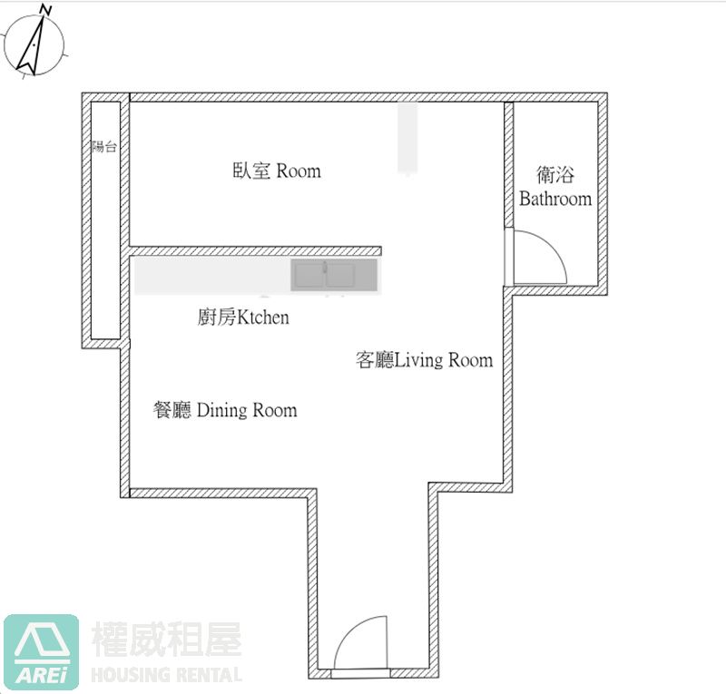 五塊厝MRT歡喜心家1+1房車位溫馨宅