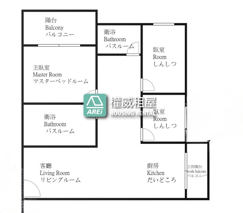 美樹大悦三房平車景觀宅可租補