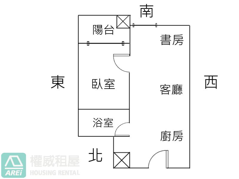 漢神商圈聯上鉑麗｜全新裝潢好舒適1+1房