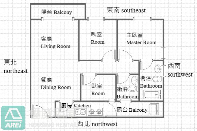 亞灣欣灣海景全新空屋三房平車