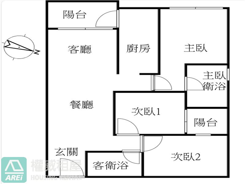 高大商圈生活機能佳，明星學區三房平移車位