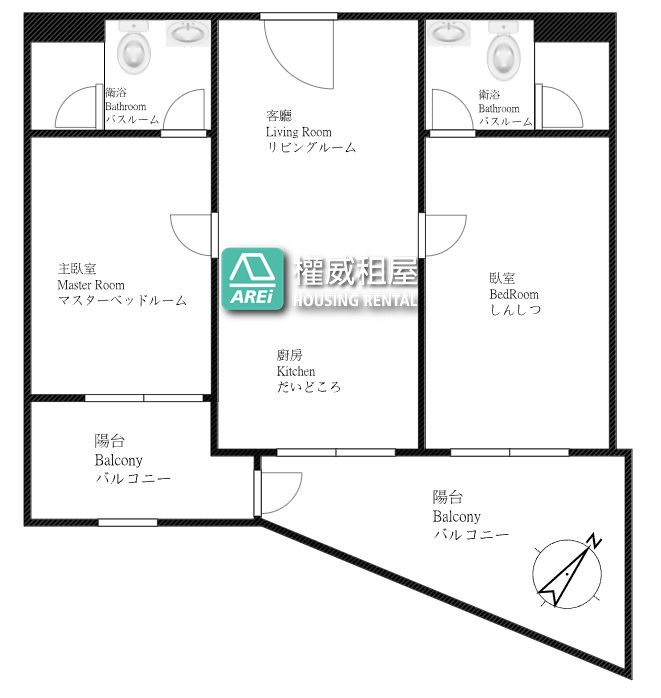 高鐵站｜仁發和｜全新未住極簡風兩房