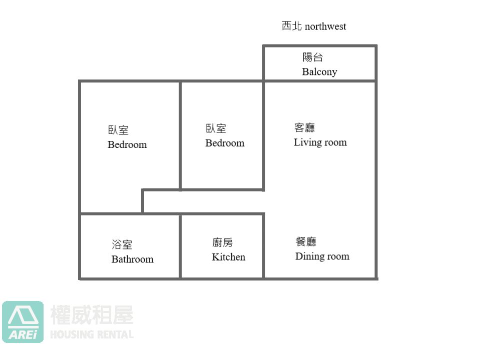 美廳苑全新高樓層｜湖景｜簡約2房