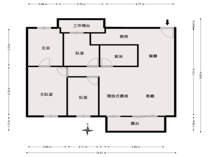 巨蛋商圈聯上真品敞亮3+1房平車