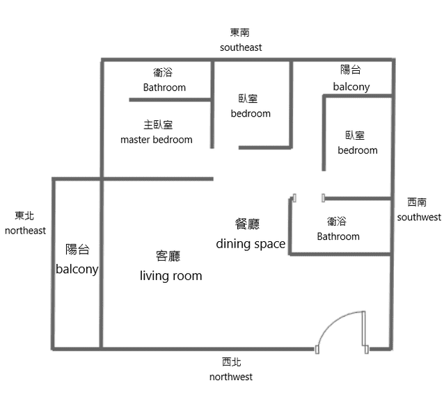 堅山大世紀採光收納正三房平車(可租補)